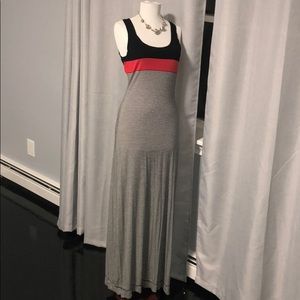 Max Studio stripe jersey Maxi dress, size Small